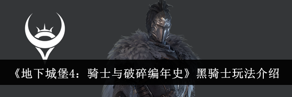 《地下城堡4：骑士与破碎编年史》黑骑士玩法介绍