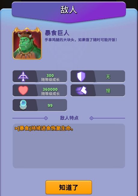 《人征塔战》暴食巨人怪物图鉴