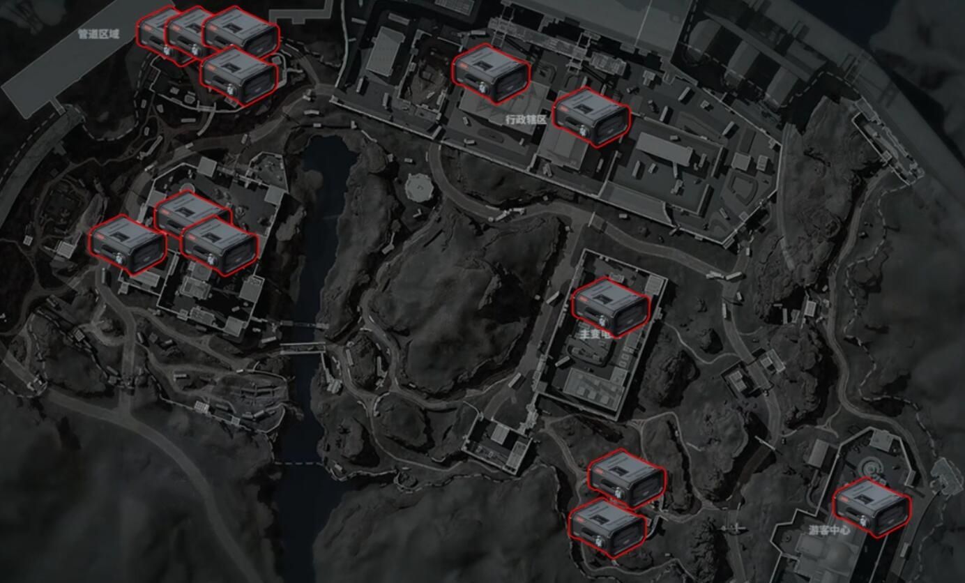 三角洲行动S7赛季大坝渡鸦之眼所有位置大全