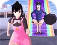 青春少女跑酷logo图