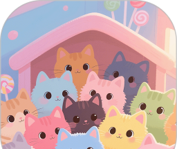 筑梦猫舍极速版logo图