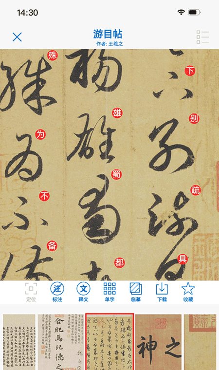 以观书法