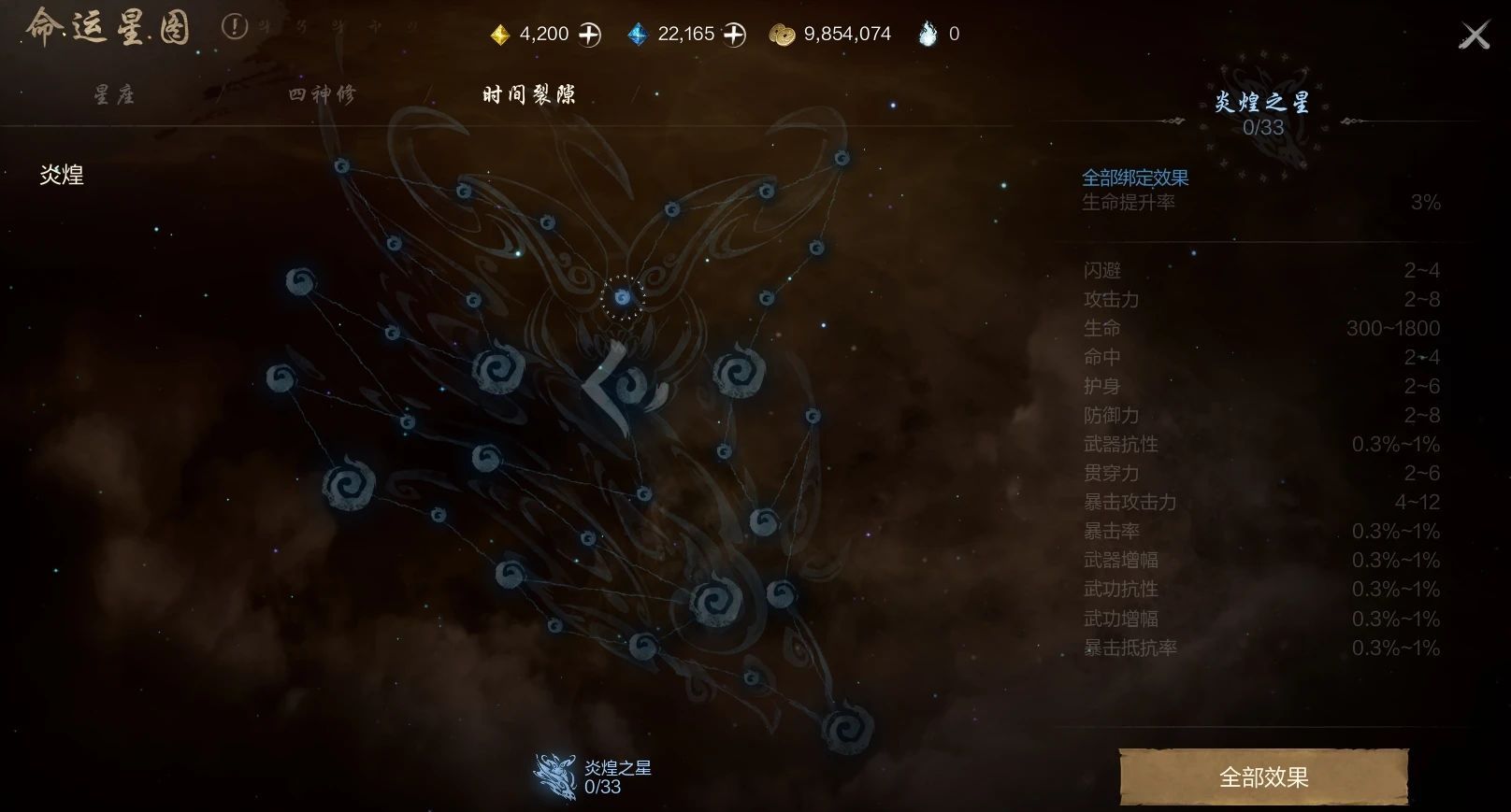 《剑灵2》命运星图介绍