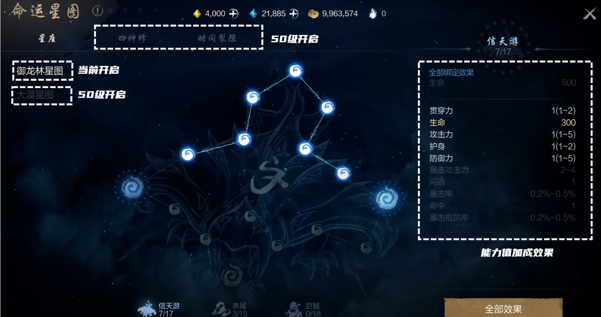 《剑灵2》命运星图介绍