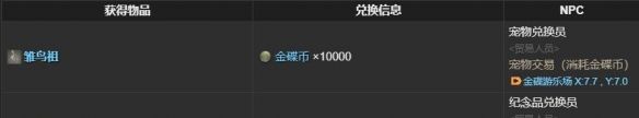 《最终幻想14：水晶世界》雏鸟祖获得方法