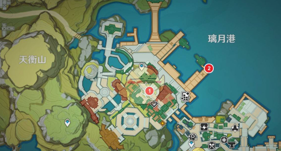 《原神》5.3海灯节烟花筒位置