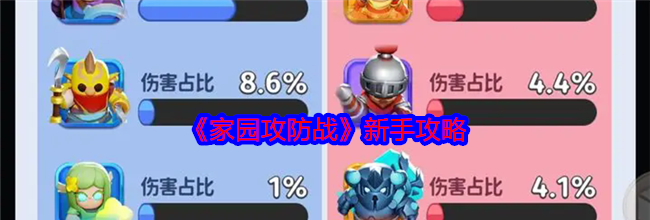 《家园攻防战》新手攻略