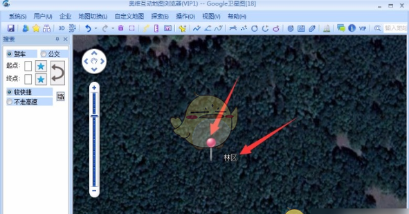 《奥维互动地图》显示地名方法