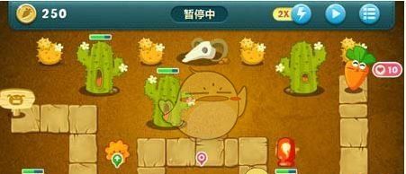 《保卫萝卜1》沙漠主题第1关金萝卜攻略