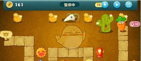 《保卫萝卜1》沙漠主题第1关金萝卜攻略