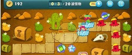《保卫萝卜1》沙漠主题第2关金萝卜攻略