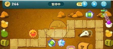 《保卫萝卜1》沙漠主题第2关金萝卜攻略