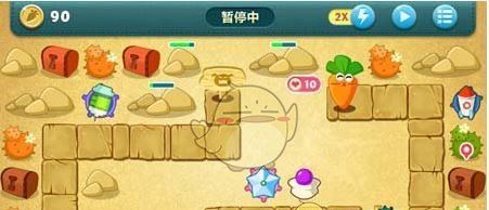 《保卫萝卜1》沙漠主题第4关金萝卜攻略