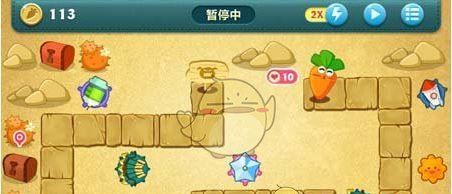 《保卫萝卜1》沙漠主题第4关金萝卜攻略