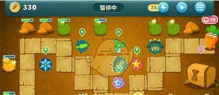《保卫萝卜1》沙漠主题第5关金萝卜攻略