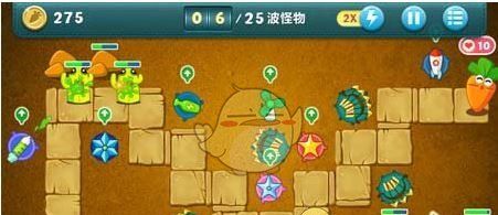 《保卫萝卜1》沙漠主题第5关金萝卜攻略