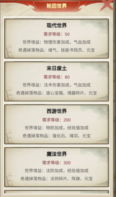 《穿越万世轮回》新手攻略大全