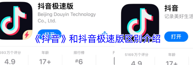 《抖音》和抖音极速版区别介绍