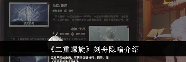 《二重螺旋》刻舟隐喻介绍