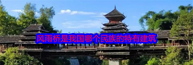 风雨桥是我国哪个民族的特有建筑