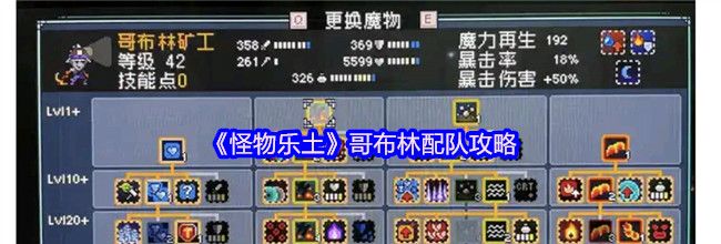 《怪物乐土》哥布林配队攻略