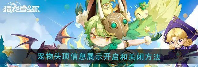 《猎龙者之歌》宠物头顶信息展示开启和关闭方法