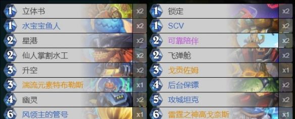 《炉石传说》星际英雄传萨满卡组推荐