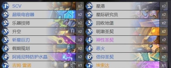 《炉石传说》星际英雄传圣骑士卡组推荐
