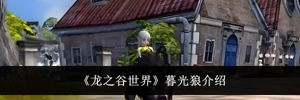 《龙之谷世界》暮光狼介绍