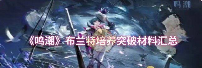 《鸣潮》布兰特培养突破材料汇总