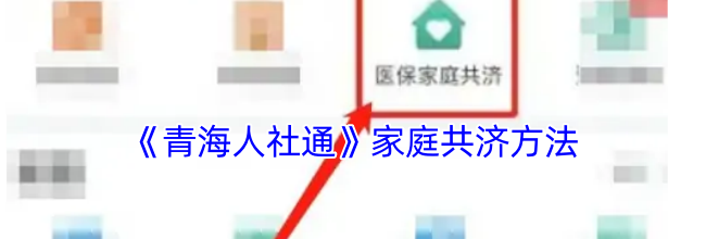 《青海人社通》家庭共济方法