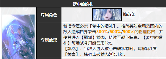 《无期迷途》格芮芙技能介绍