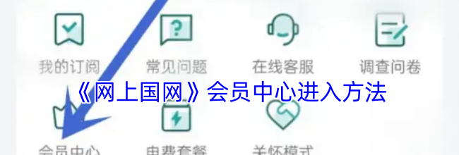 《网上国网》会员中心进入方法