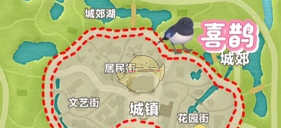 《心动小镇》新春季第3周4只鸟位置