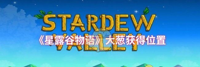 《星露谷物语》大葱获得位置