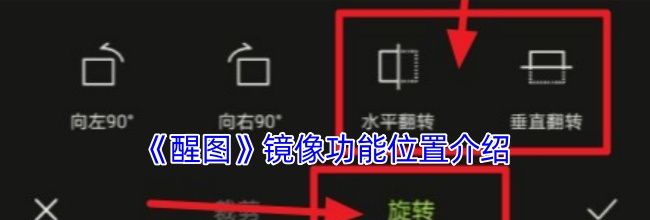 《醒图》镜像功能位置介绍