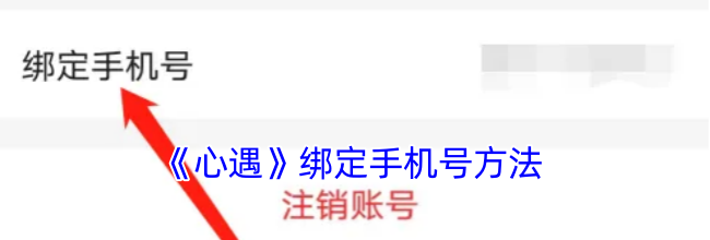 《心遇》绑定手机号方法