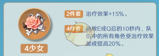 《原神》芭芭拉圣遗物词条搭配攻略