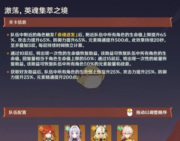 《原神》征战勇者淬炼之界第五天阵容推荐