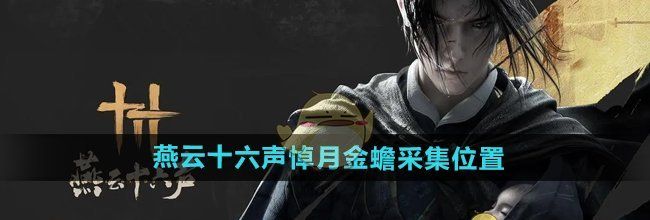 《燕云十六声》悼月金蟾采集位置