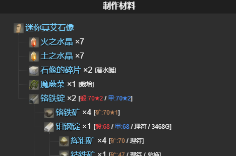 《最终幻想14：水晶世界》迷你莫艾石像宠物获得方法